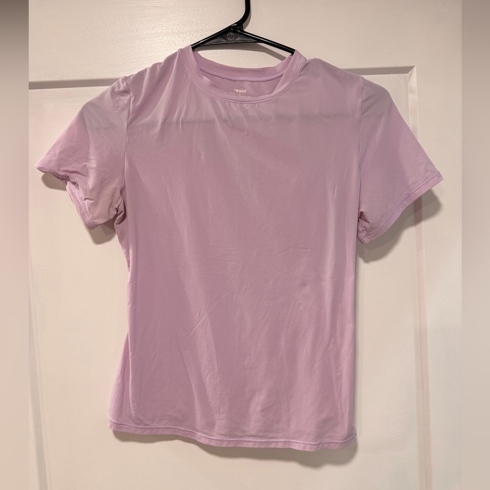 SKIMS Purple Short Sleeve Shirt